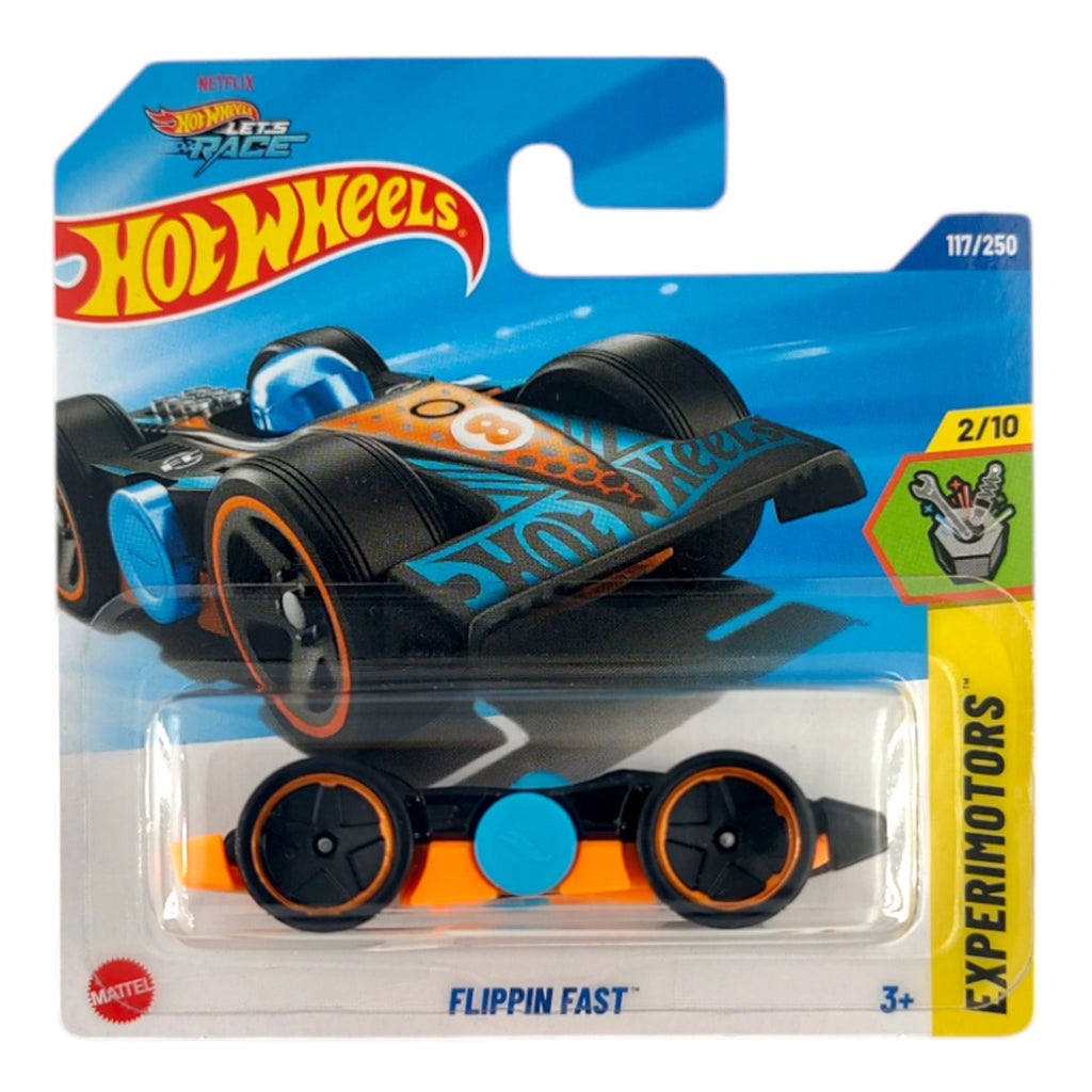 Hot Wheels - Flippin Fast Black (SC) 2025 Experimotors (HYY58)