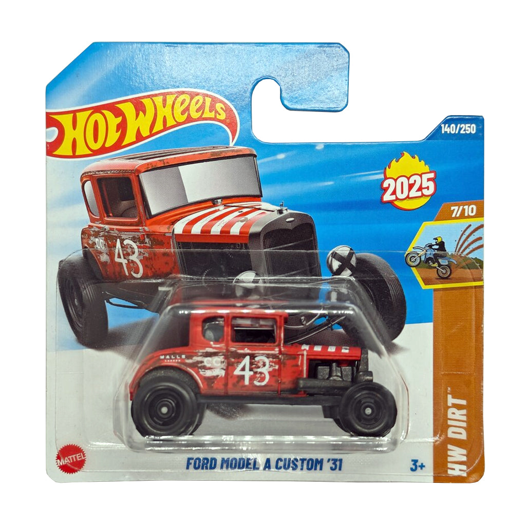 Hot Wheels - Ford Model A Custom '31 Red (SC) HYW24 (2025 HW Dirt