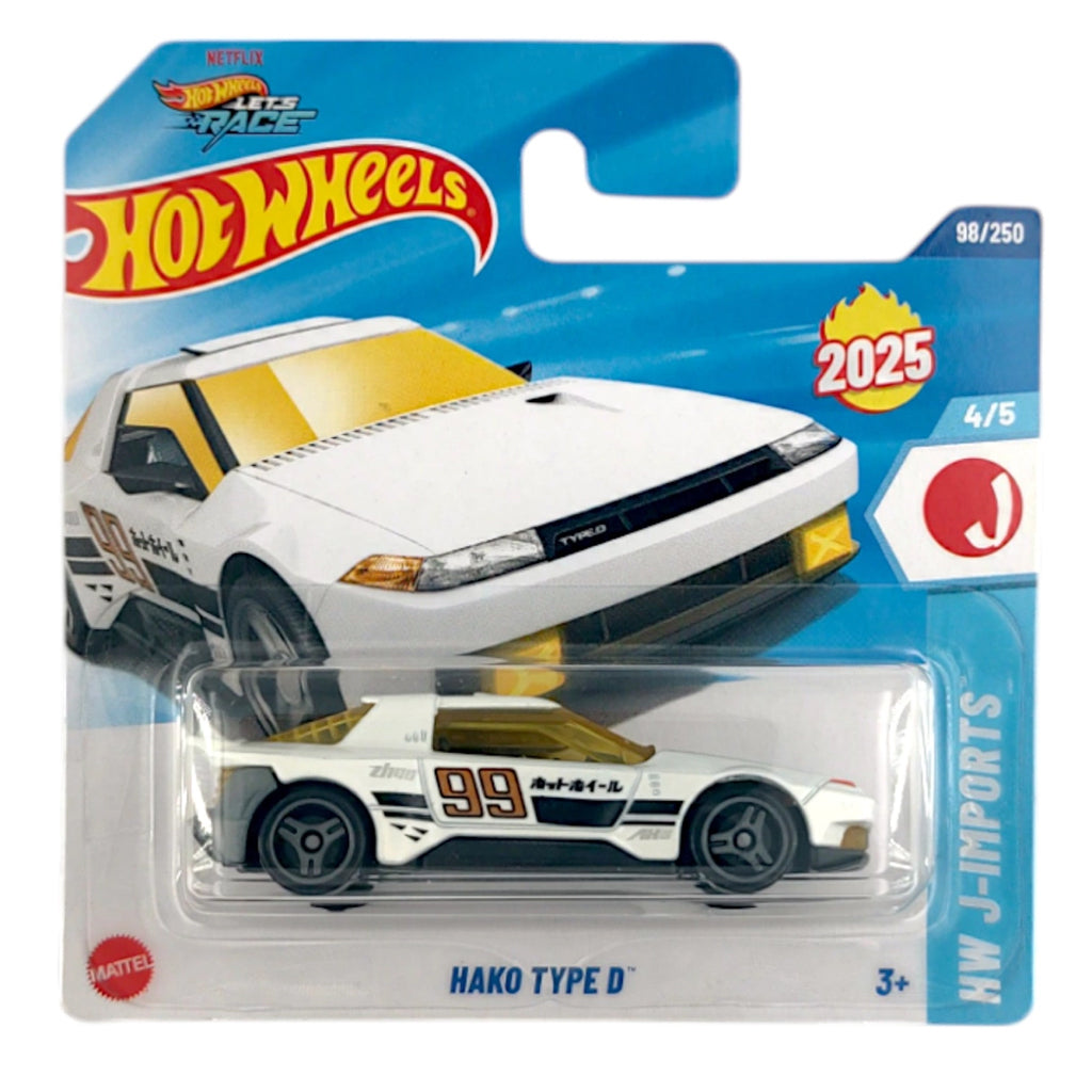 Hot Wheels - Hako Type D White (SC) 2025 HW J-Imports (HYW25)