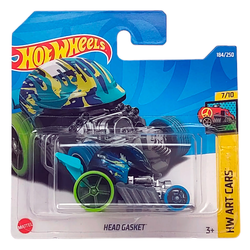 Hot Wheels - Head Gasket Black (SC) HCX65-R521 (2022 HW Art Cars)