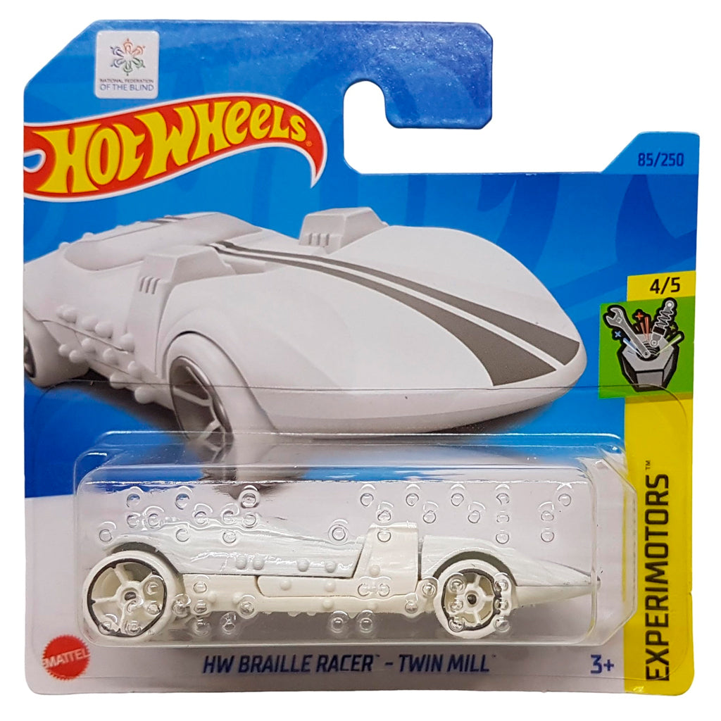 Hot Wheels HW Braille Racer Twin Mill (SC) HKG33 (Card Creased