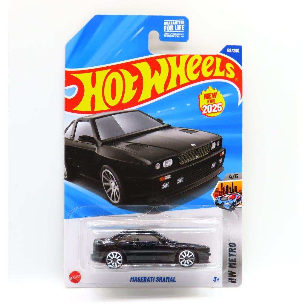 Hot Wheels - Maserati Shamal Black (US LC) (2025 HW Metro) HYX76