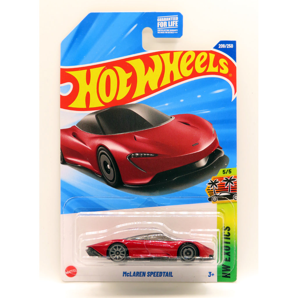 Hot Wheels - McLaren Speedtail Red (US LC) JBB28 (2025 HW Exotics)