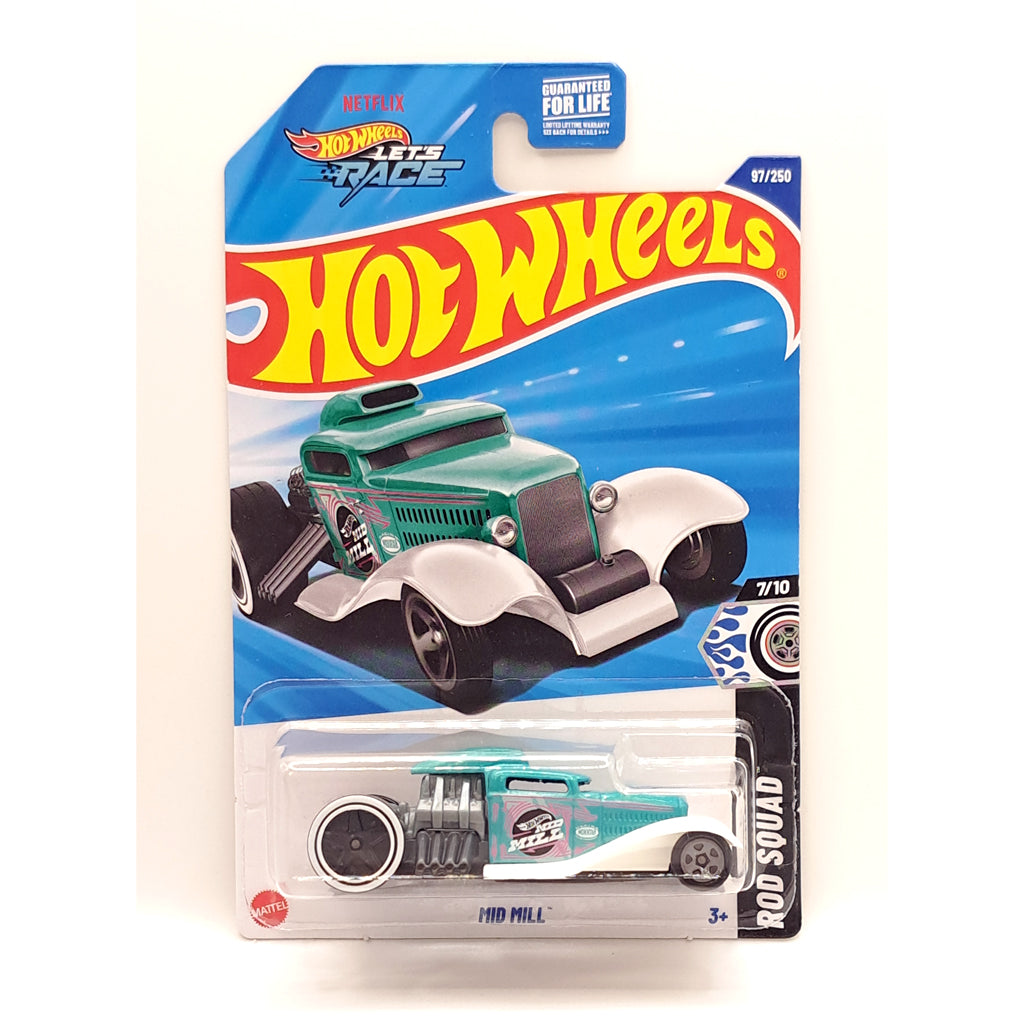 Hot Wheels - Mid Mill Turquoise (US LC) 2025 Rod Squad (HYX79)