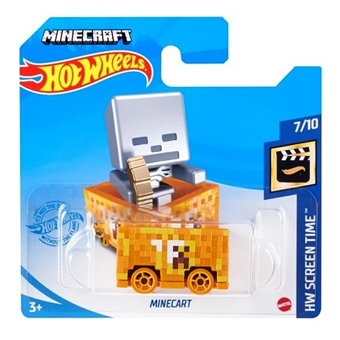 Hot Wheels Minecraft Minecart (SC) 2021 HW Screen Time (Tatty