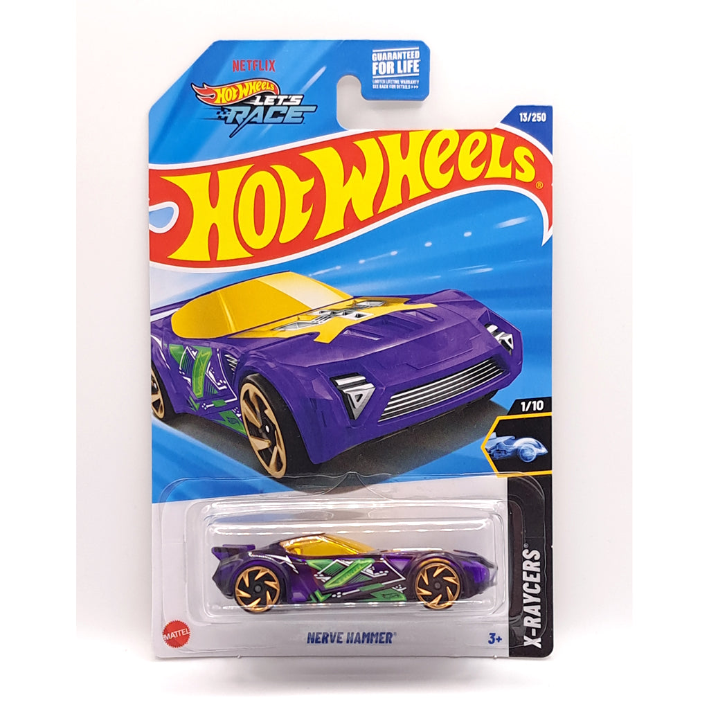 Hot Wheels Treasure Hunt 2018 - CRATE RACER Violet, édition Limitée Experimotors, Neuf En Boîte