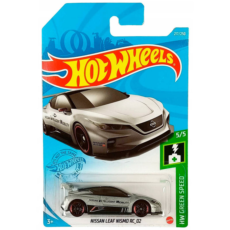 Hot Wheels - Nissan Leaf Nismo RC02 Silver (LC) GRX36 (Blister Split)