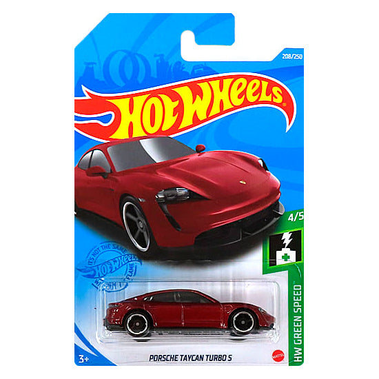 Hot Wheels - Porsche Taycan Turbo S Red (LC) GTB23 (Card Tatty)