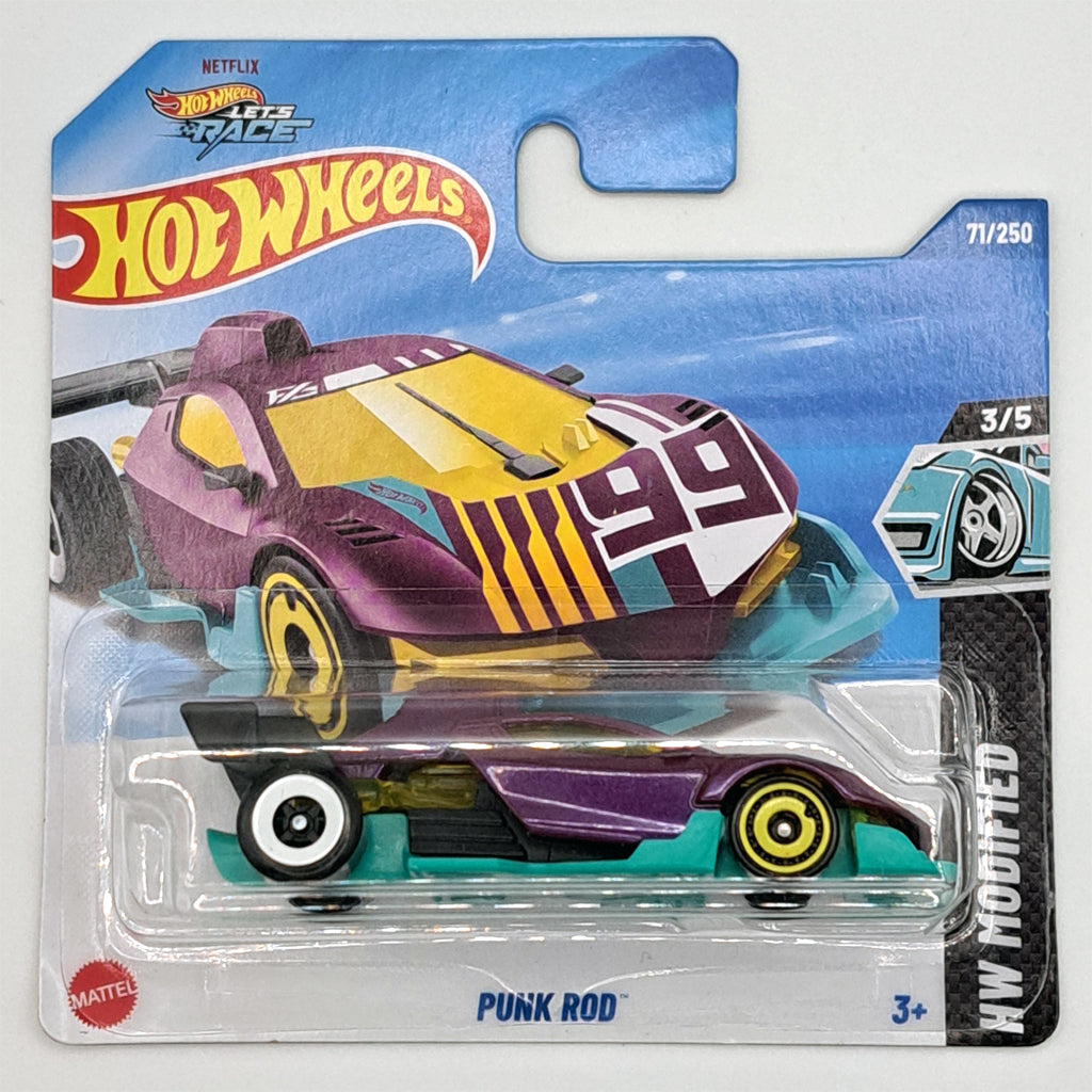 Hot Wheels - Punk Rod Purple (SC) 2025 HW Modified (Card Creased