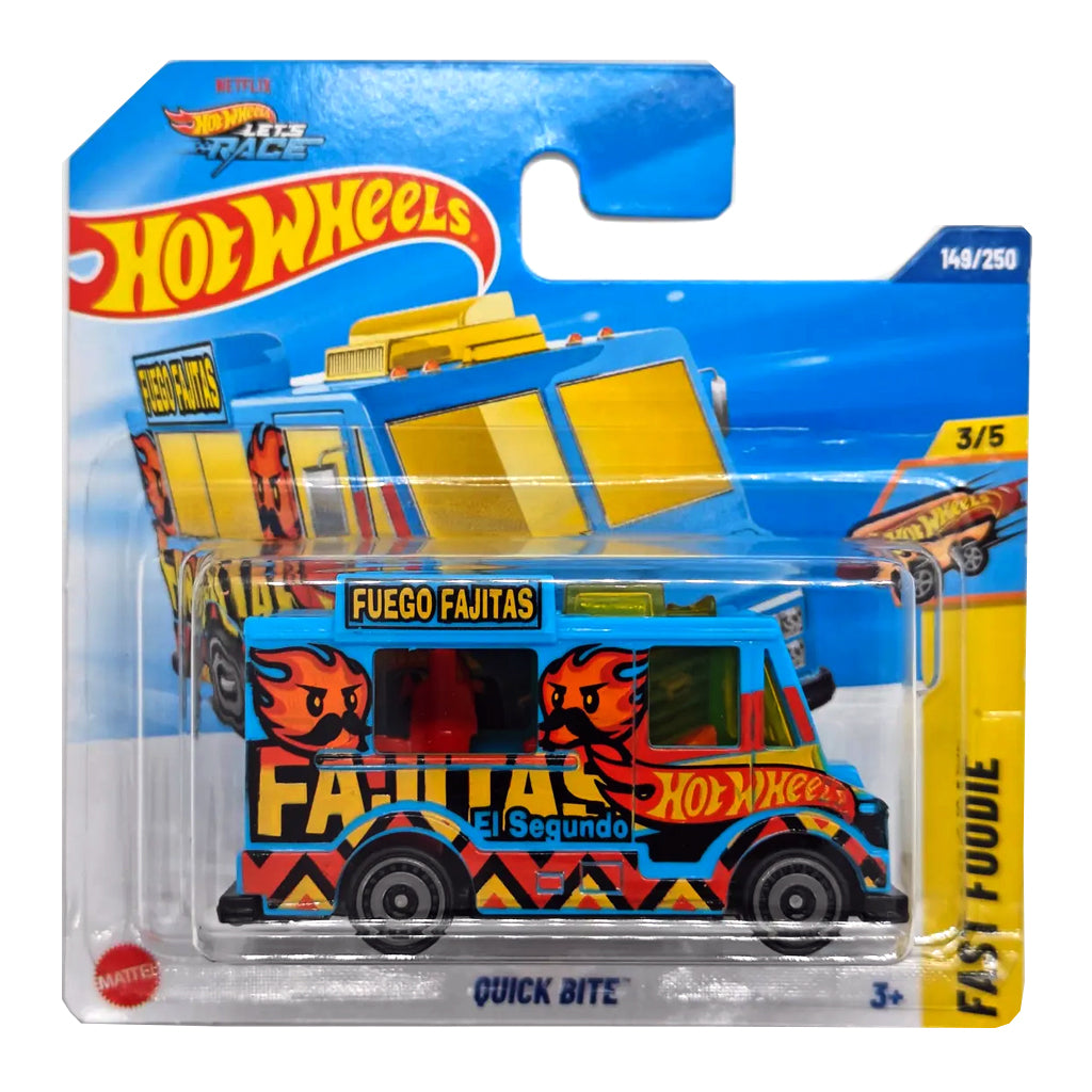 Hot Wheels - Quick Bite Light Blue (SC) 2025 Fast Foodie (HYY84)