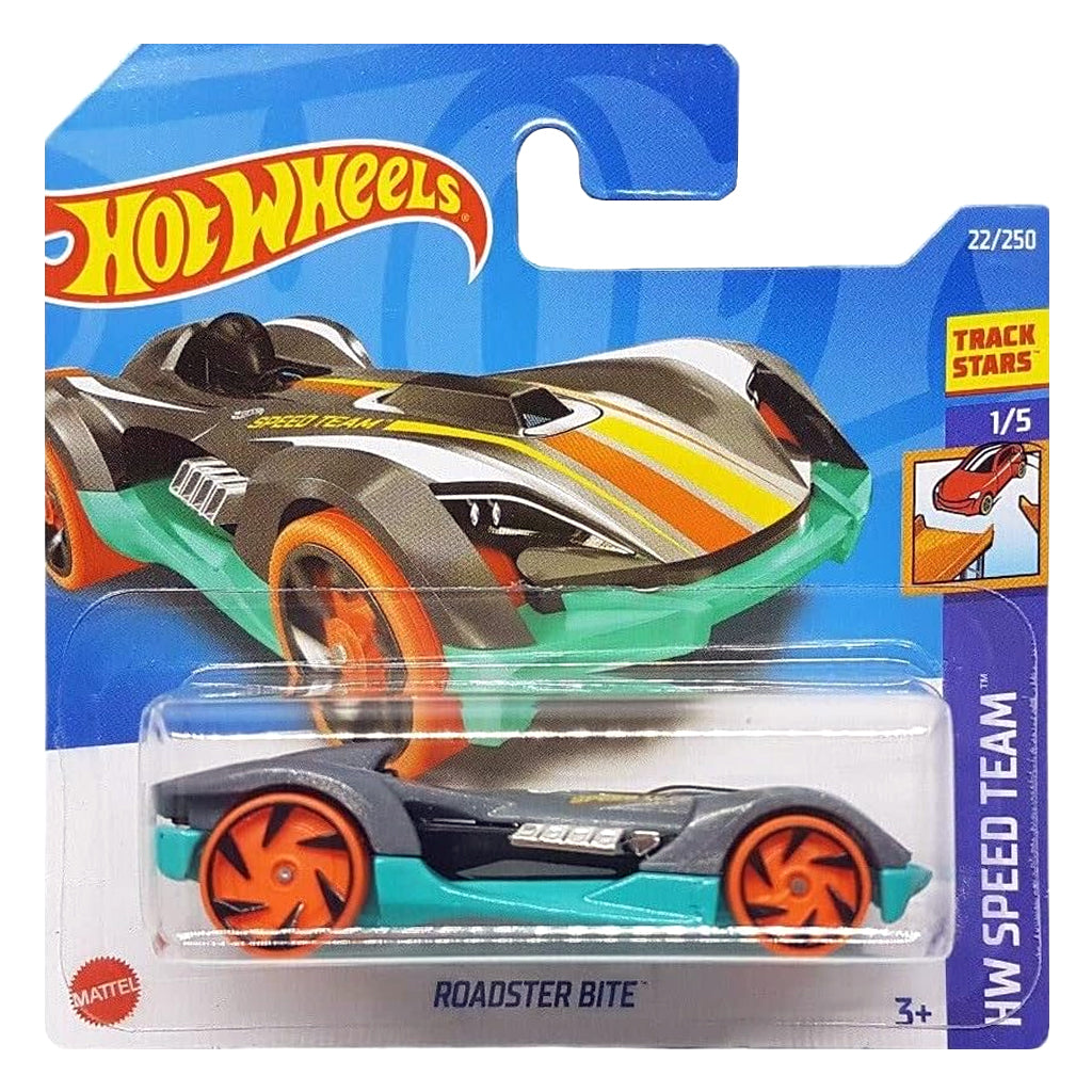Hot Wheels - Roadster Bite Grey (SC) HCW81-M521 (2022 HW Speed Team)