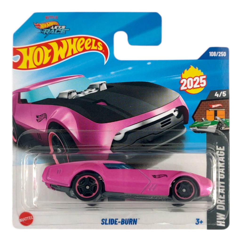 Hot Wheels - Slide Burn Pink (SC) 2025 HW Dream Garage