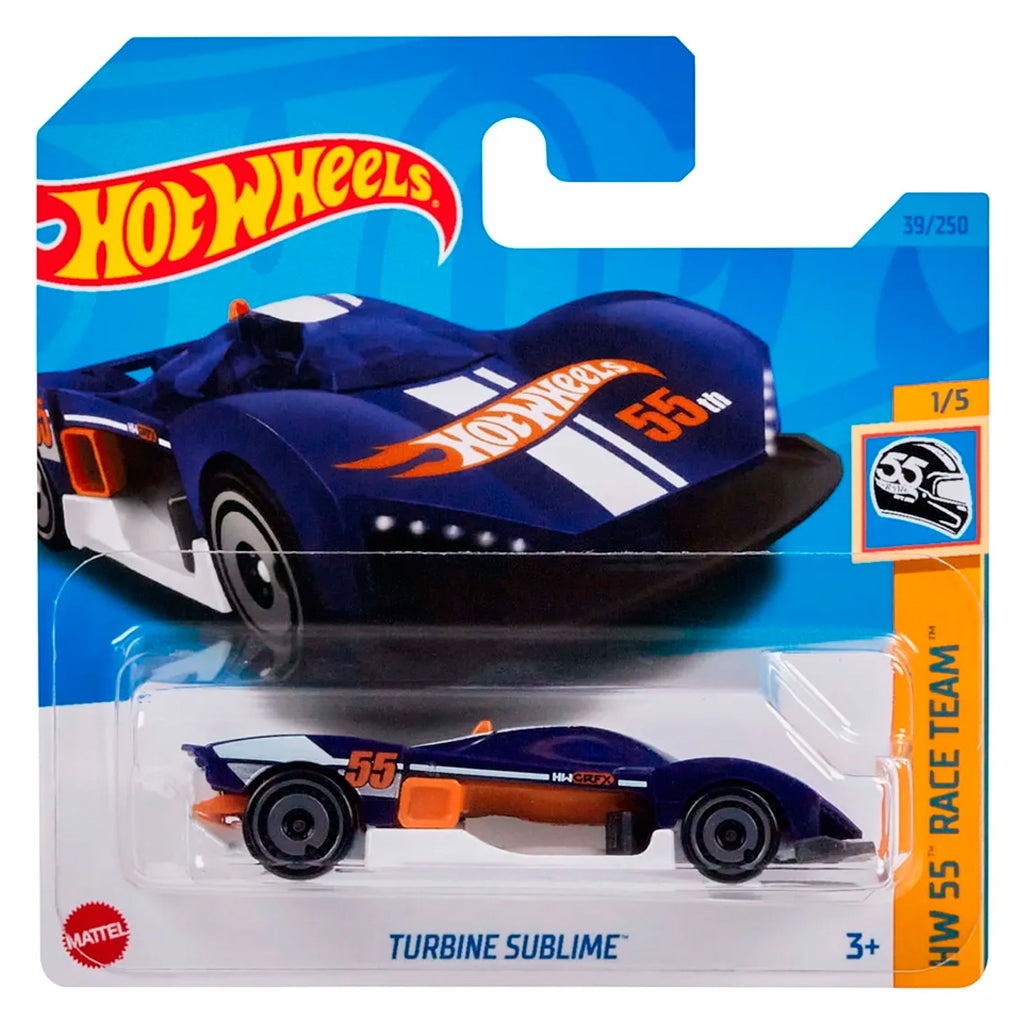 Hot Wheels - Turbine Sublime Blue (SC) HW Race Team (Blister Cracked)