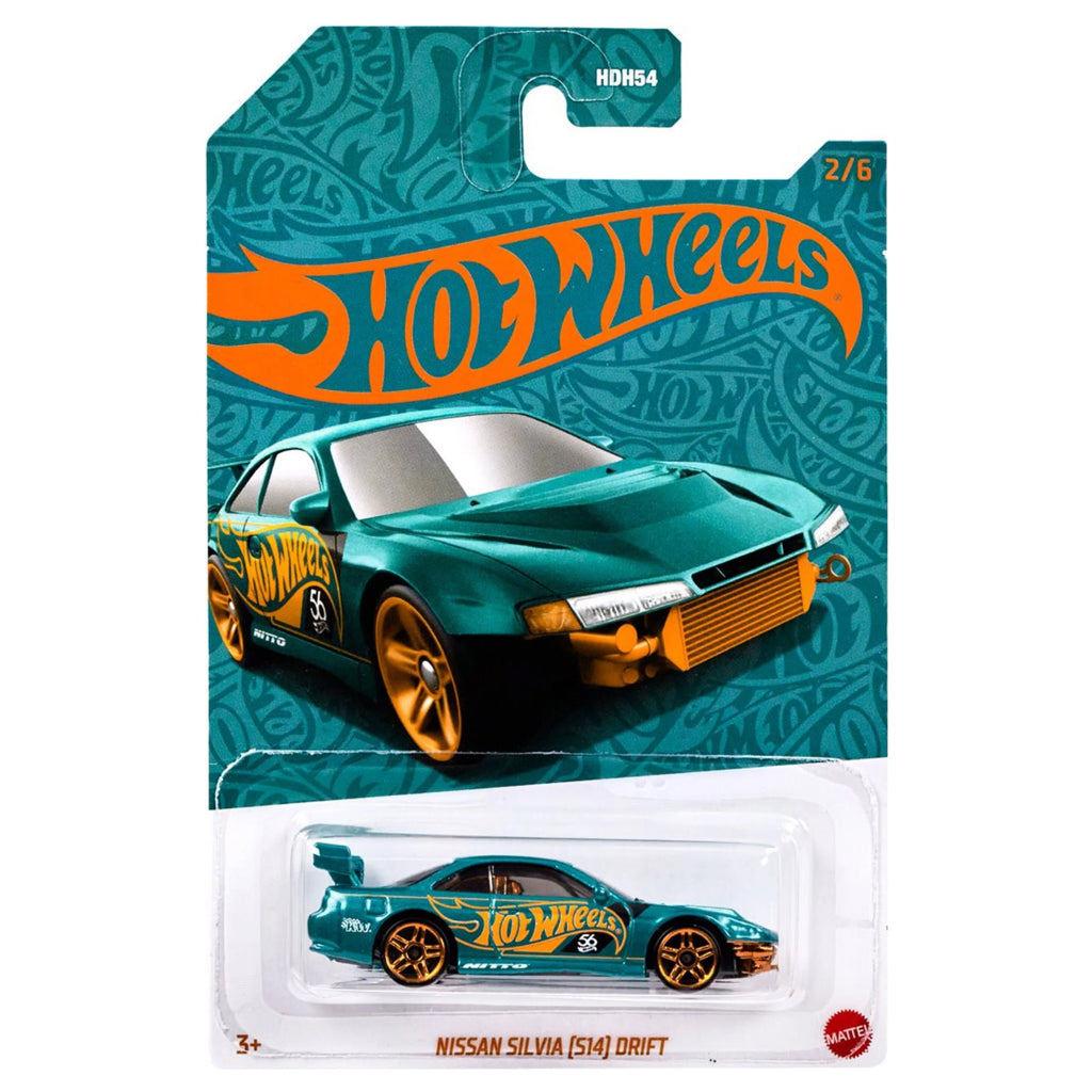 Hot Wheels Pearl & Chrome 2024 Mix 2 - Nissan Silvia S14 Drift