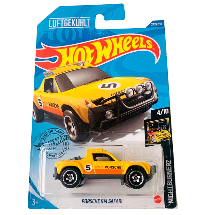 Hot Wheels - Porsche 914 Safari Yellow (LC) GHB50 (Creased Corner)