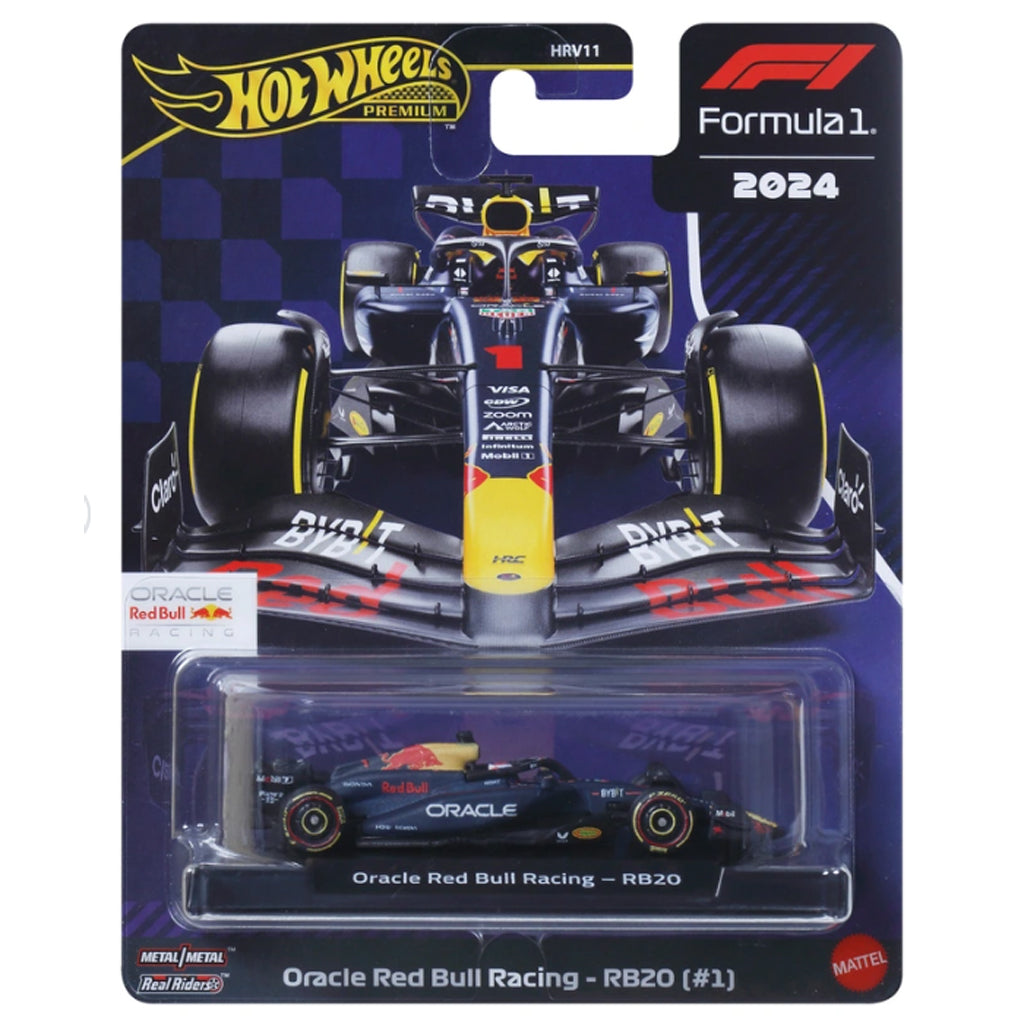 ホットウィール F1 Red Bull RB20 (#1) Hot Wheels Premium F1 Red Bull RB20 #1 2024 Verstappen (Card