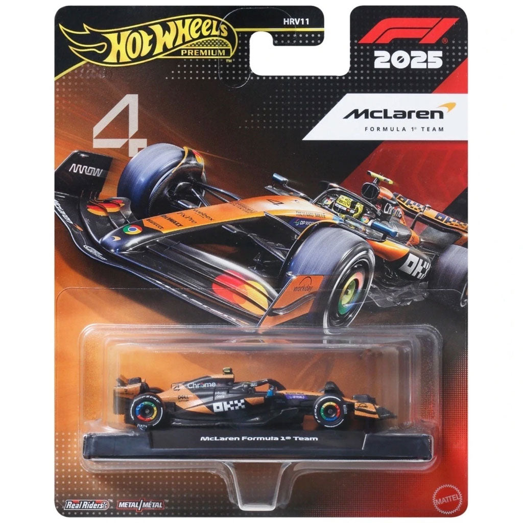 Hot Wheels Premium F1 - McLaren MCL39 F1 2025 #4 Lando Norris