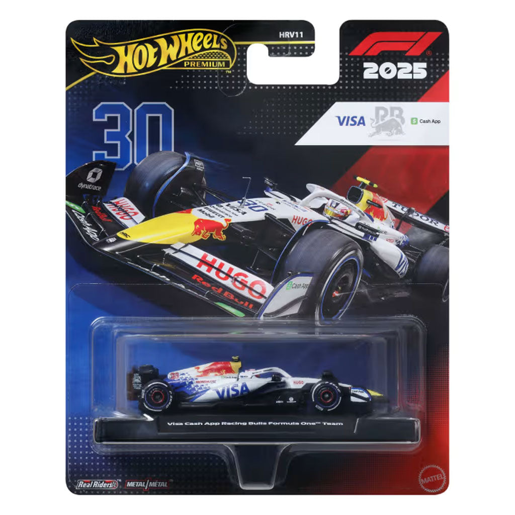 Hot Wheels Premium F1 - RB Racing Bulls F1 Team 2025 #30 Liam Lawson
