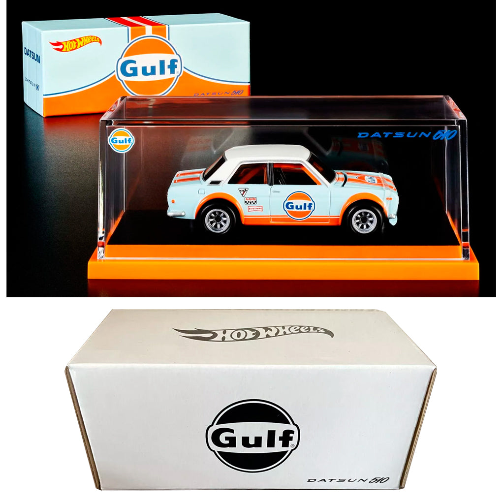 HOT WHEELS GULF factory DATSUN 510 RLC EXCLUSIVE NEW SEALED