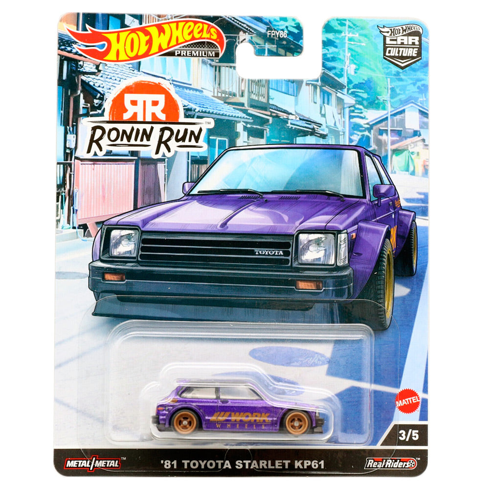 Hot Wheels - Ronin Run - Toyota Starlet KP61