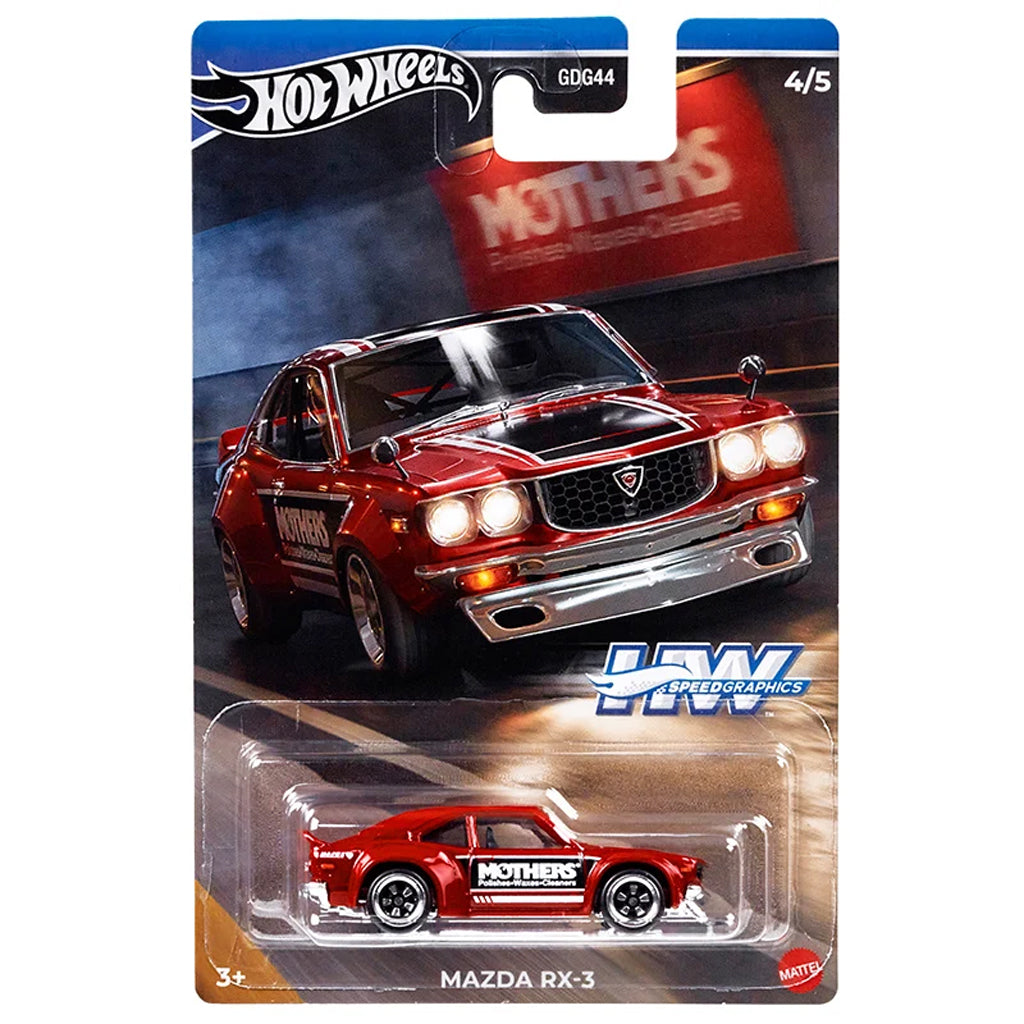 Hot Wheels HW Speed Graphics 2024 - 4/5 - Mazda RX-3 – AGR Models