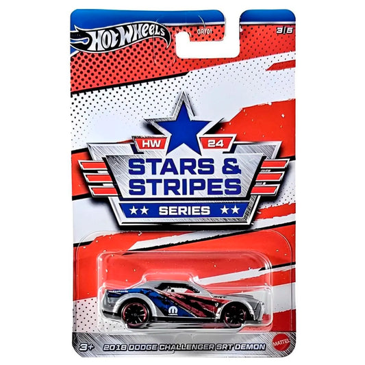 Hot Wheels Stars & Stripes 2024 - 3/5 - '18 Dodge Challenger SRT Demon
