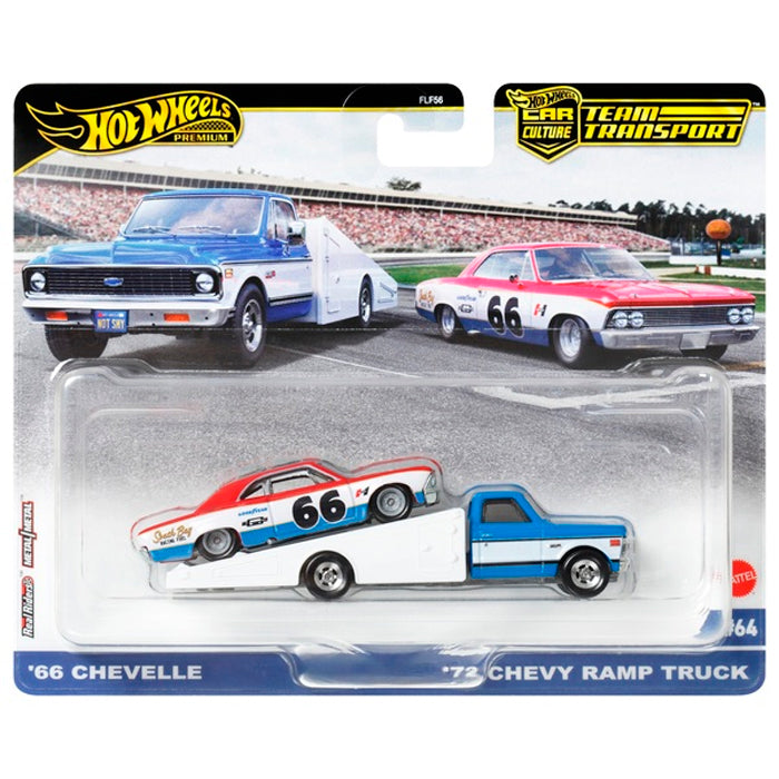 Hot Wheels Premium Team Transport #64 - '66 Chevelle