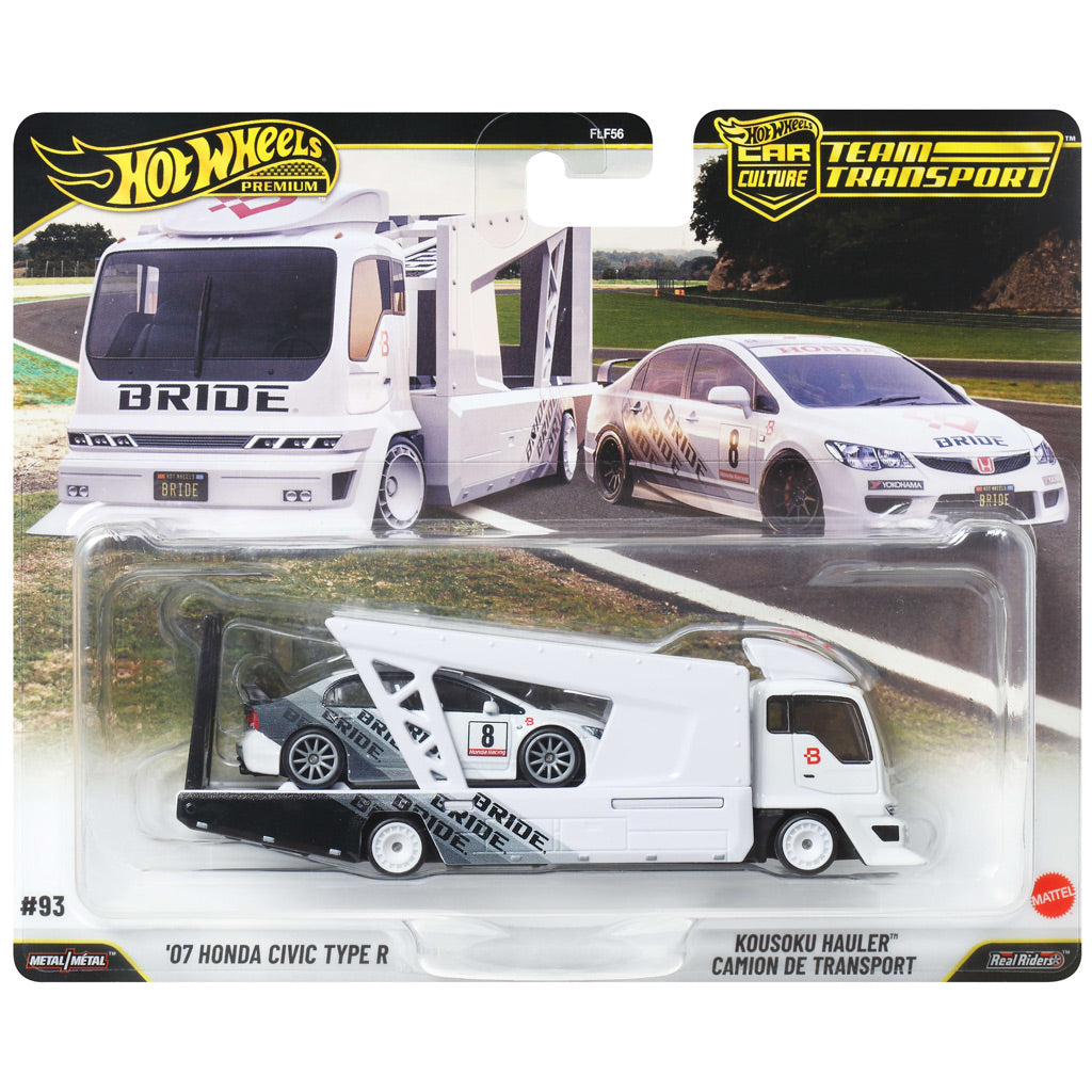 Hot Wheels Team Transport #93 - 07 Honda Civic Type R / Kousoku Hauler