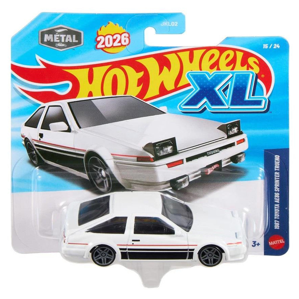Hot Wheels XL 1:43 Scale Series - 1987 Toyota AE86 Sprinter Trueno