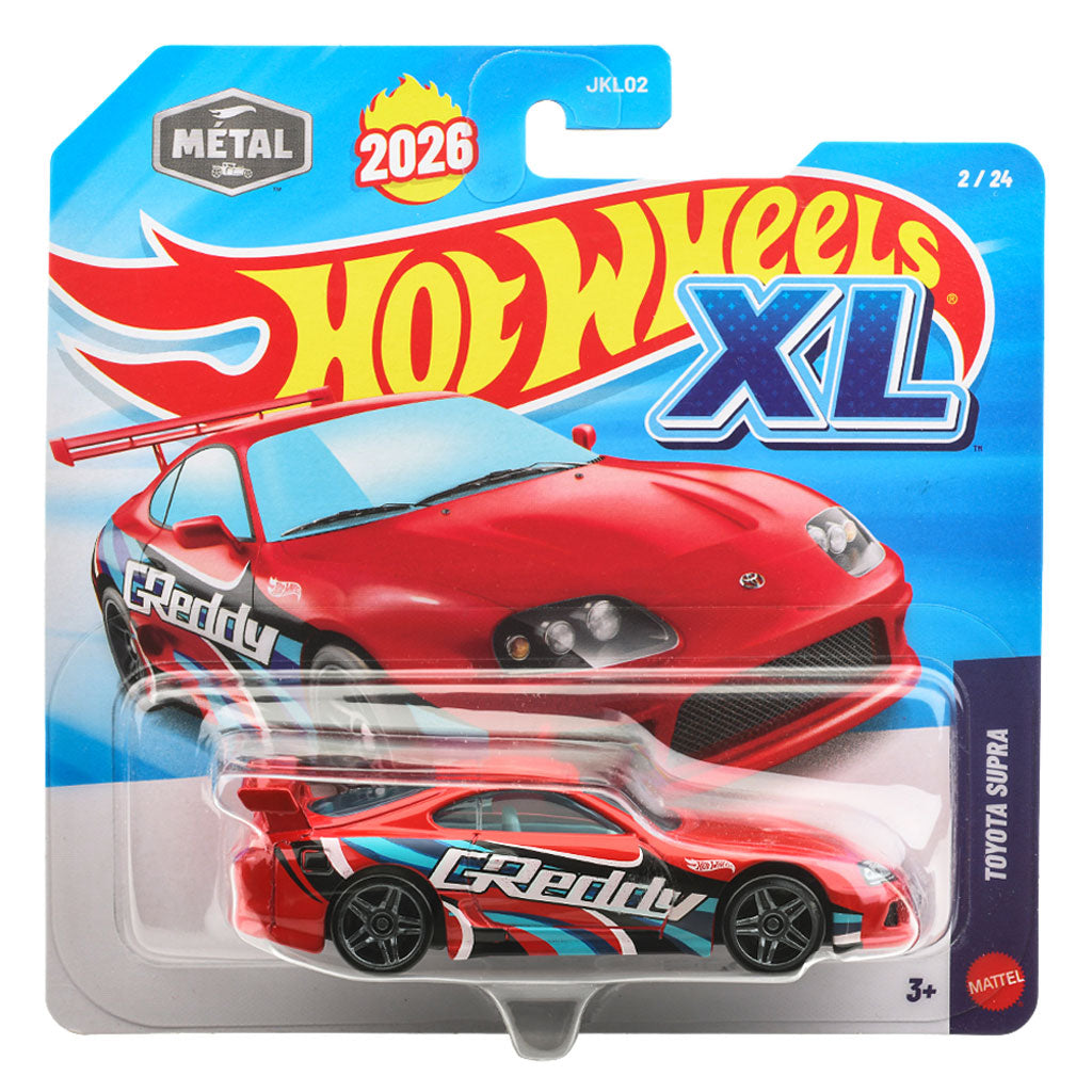 Hot Wheels XL 1:43 Scale Series - Toyota Supra Red