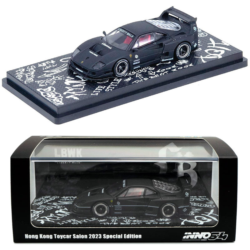 Inno64 LBWK Ferrari F40 Black HK Toy Salon 2023 (1:64)