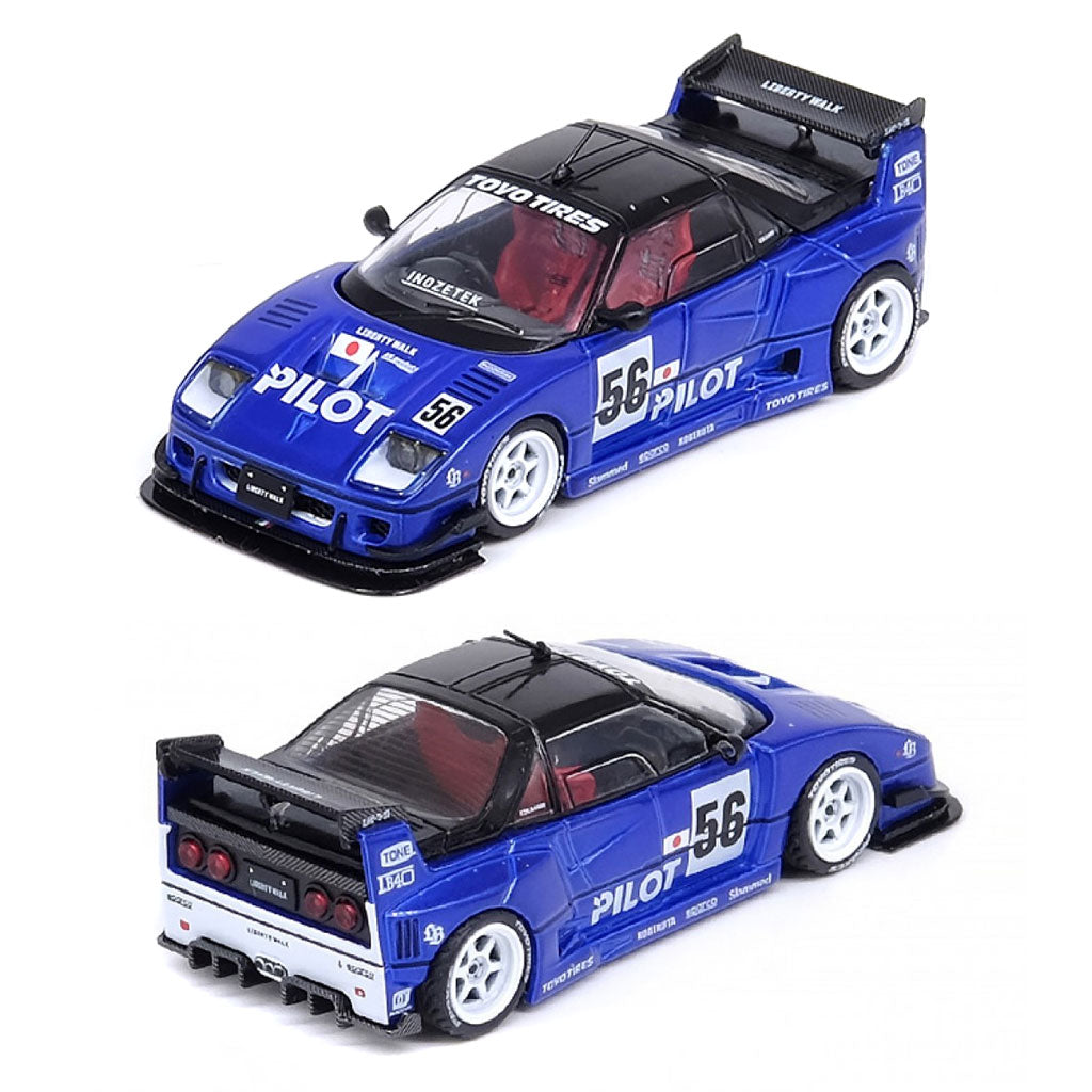 Inno64 Mazda AZ-1 Liberty Walk LB40 Pilot Blue (1:64 Scale)
