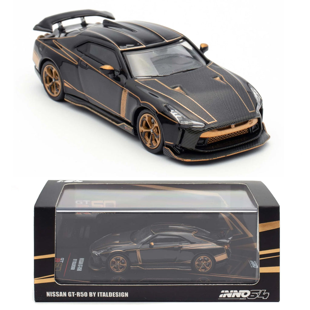 Inno64 Nissan GT-R50 By Italdesign Black (1:64 Scale)