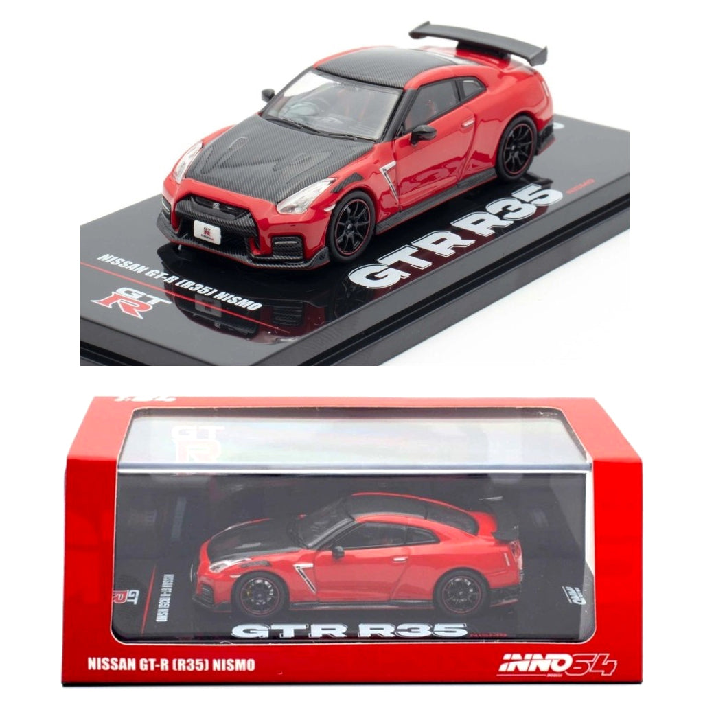 Inno64 Nissan GT-R R35 Nismo Red (1:64 Scale)