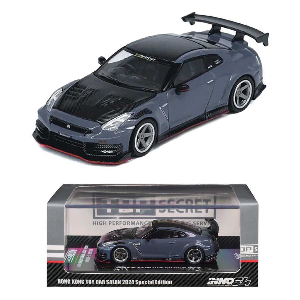イノモデル 1/64 TOPSECRET r35 HONGKONG Inno64 Nissan GT-R R35 Nismo Top Secret Hong Kong Toy Salon 2024 1