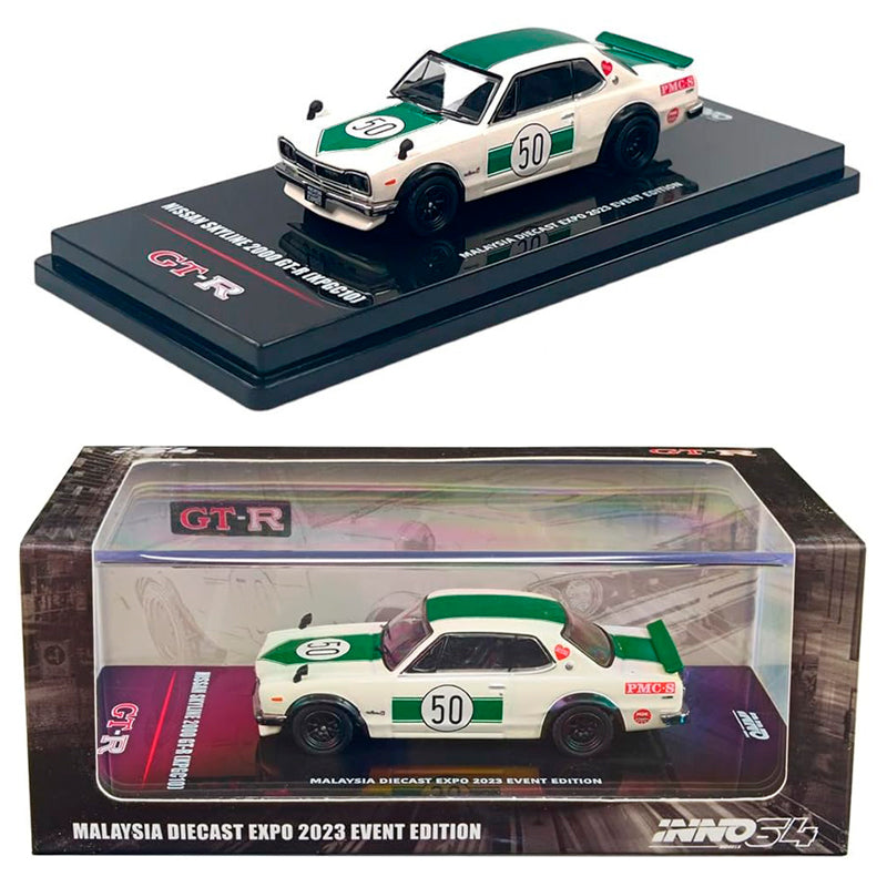 Inno64 Nissan Skyline 2000 GT-R KPGC10 White MDX 2023 (1/64)