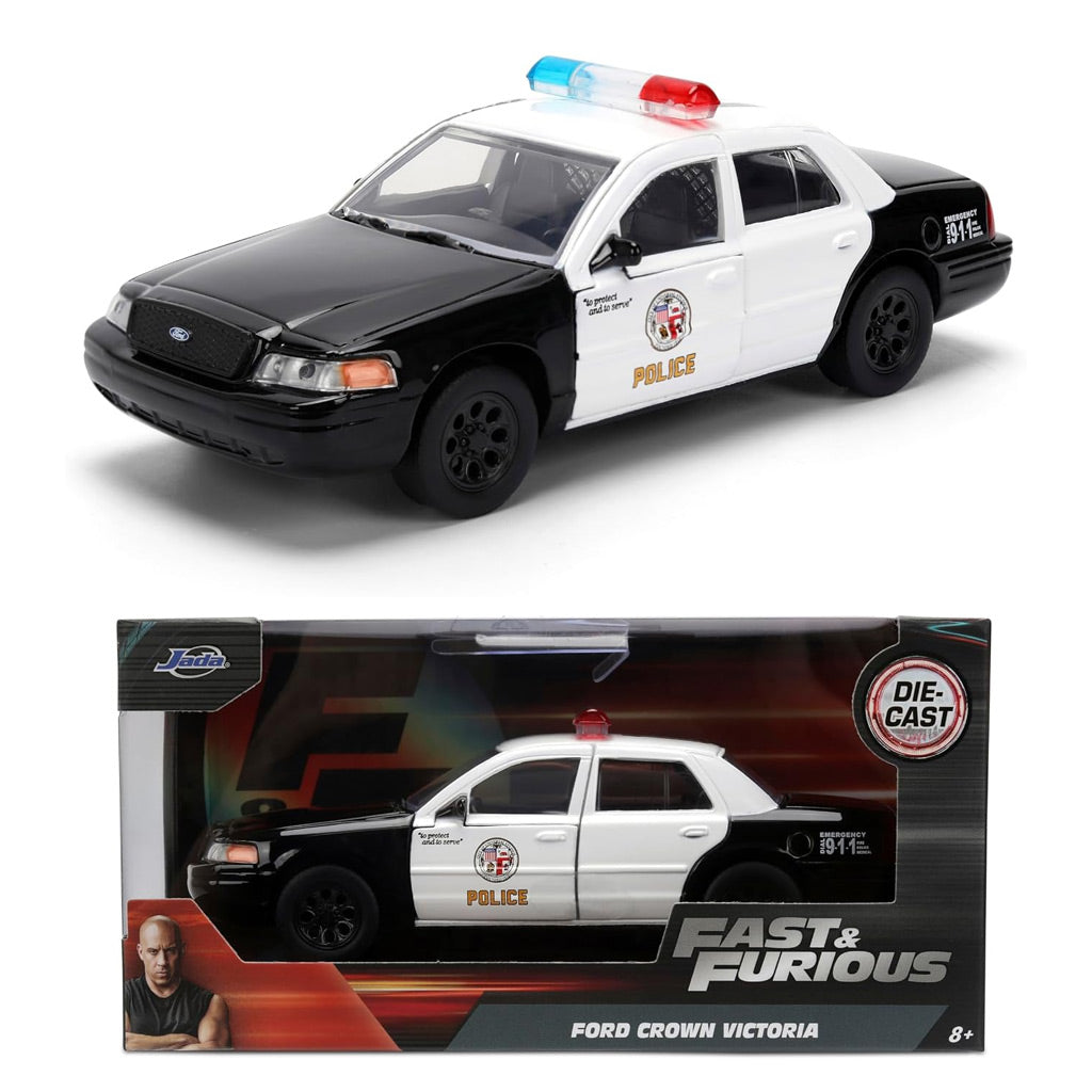 Jada Ford Crown Victoria Police Car - Fast & Furious (1:32 Scale)