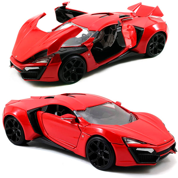Jada 2014 Lykan HyperSport Red - Fast & Furious (1:24 Scale) Box Tatty