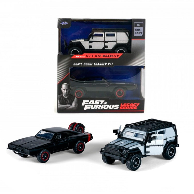 Jada Fast & Furious Twin Pack - Jeep Wrangler & Dodge Charger (1/32)