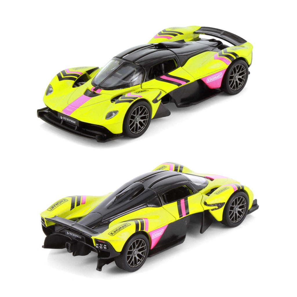 Aston Martin Valkyrie Livery Edition Yellow (1:36 Scale) Kinsmart