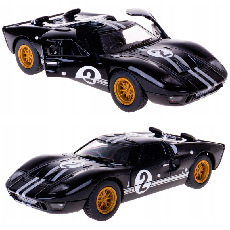 Ford GT40 Mk II 1966 Black #2 Heritage Edition (1:36) Kinsmart
