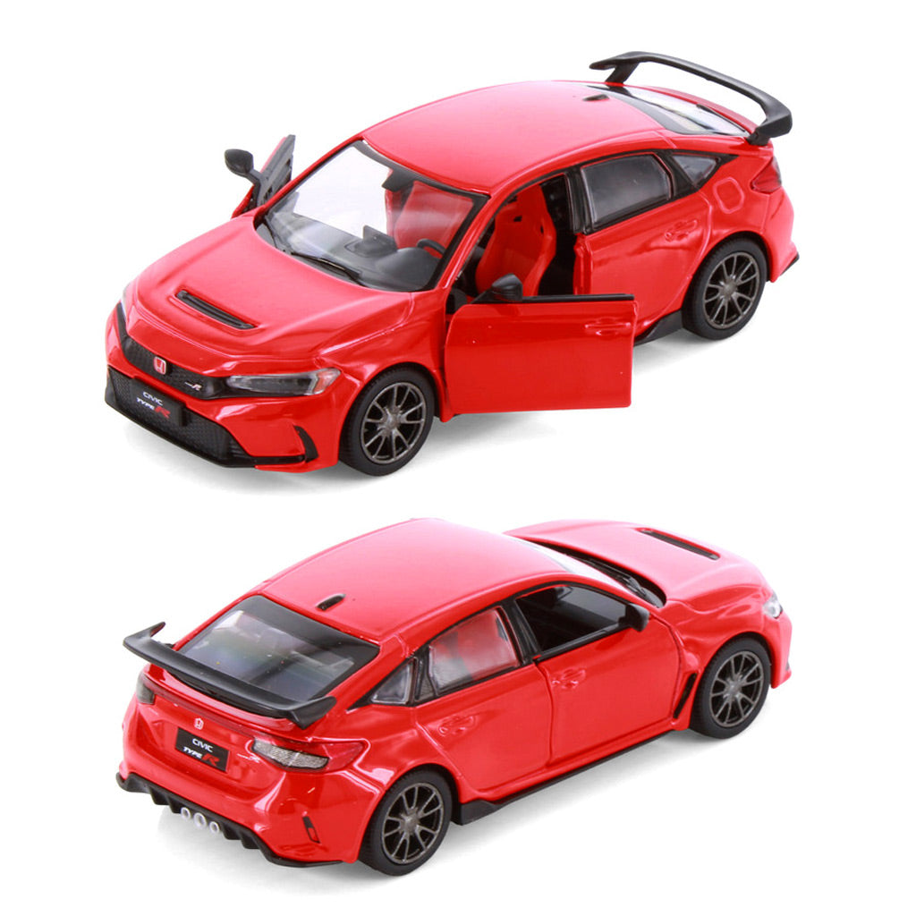 Kinsmart Honda Civic Type R 2024 Red (1:36 Scale Diecast Car)