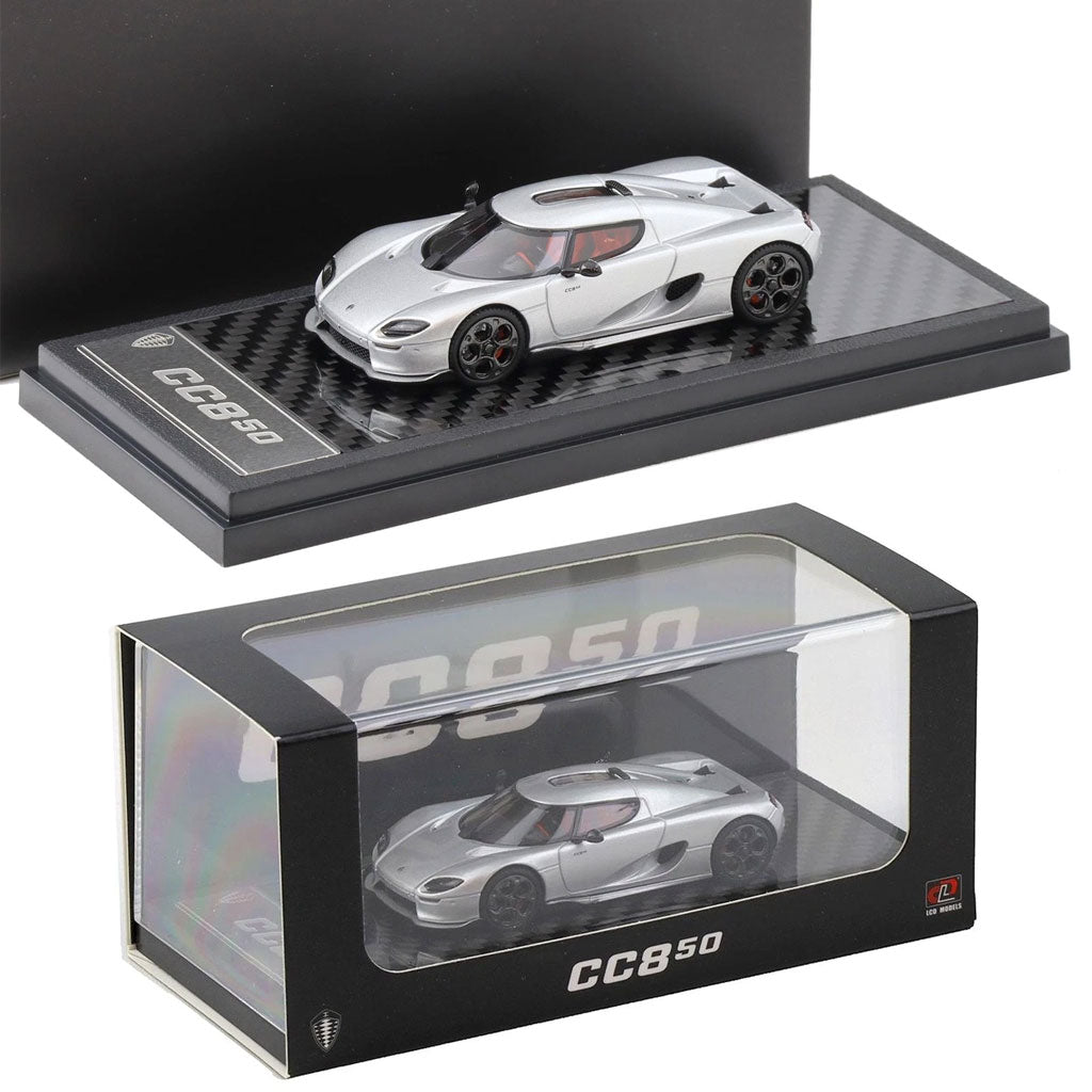 LCD Models Koenigsegg CC850 Silver (1:64 Scale)