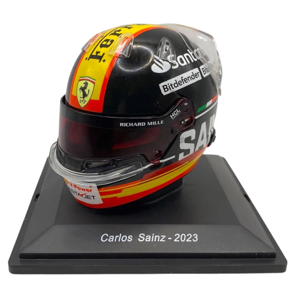 Carlos Sainz 2023 Formula 1 Helmet Ferrari 1:5 Scale Replica Helmet