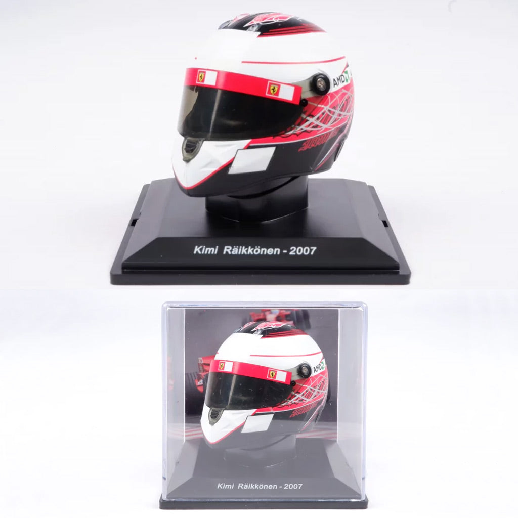 Kimi Raikkonen Helmet F1 2007 (1:5 Scale) Ferrari Magazine Series
