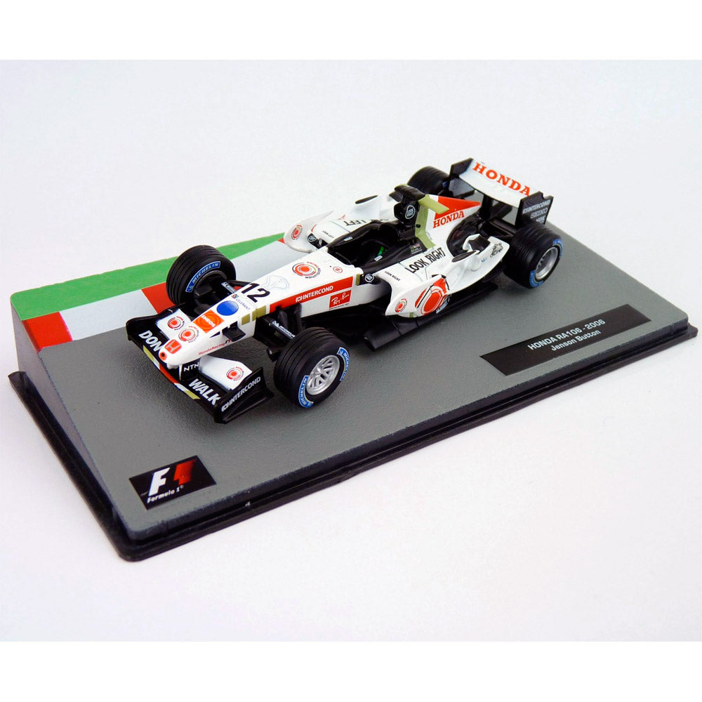 Honda RA106 #12 Jenson Button F1 2006 (1/43) Altaya (Case Cracked)
