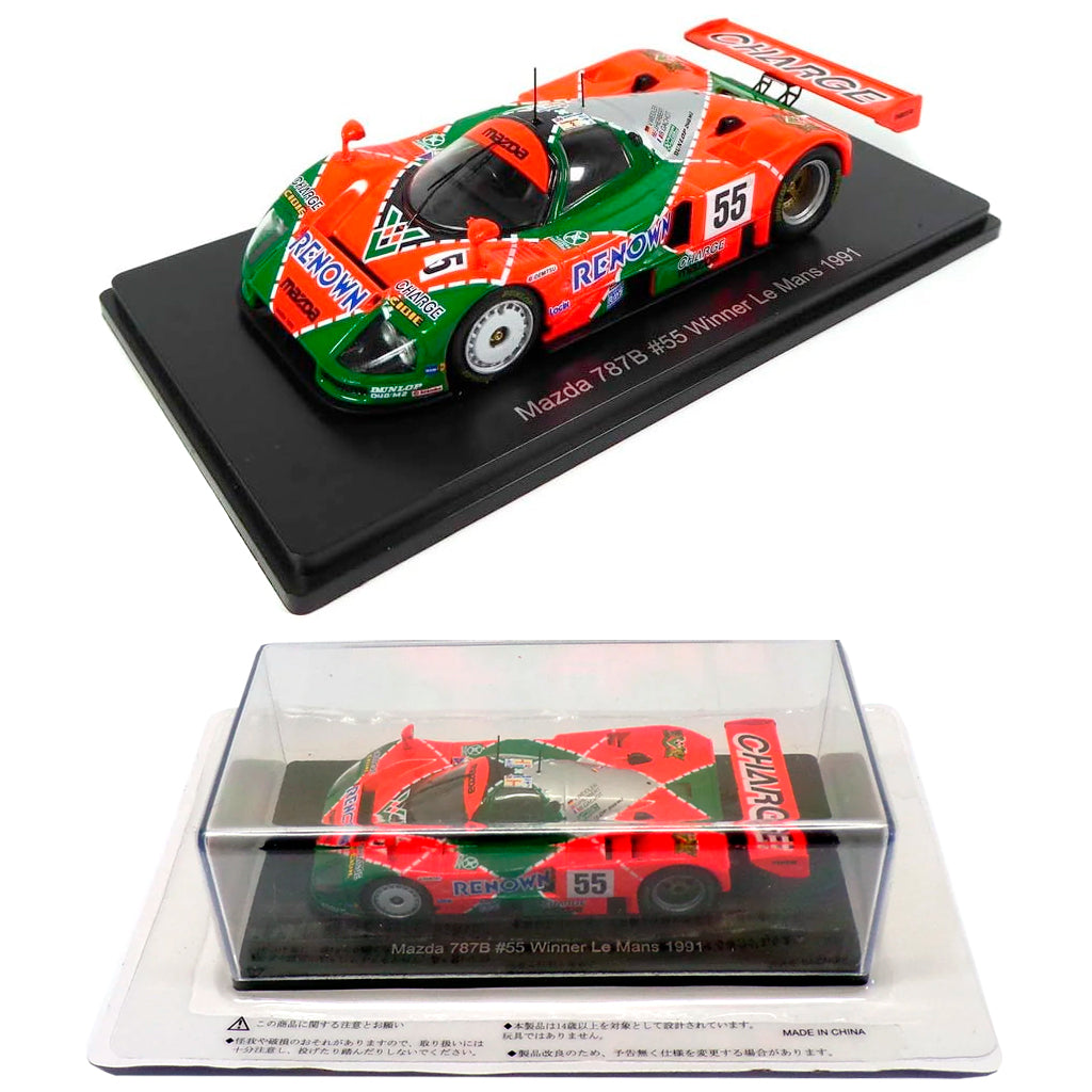 Mazda 787B #55 Winner Le Mans 1991 (1:43) Spark (Chipped Case)