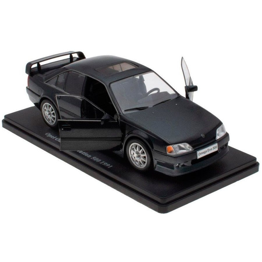 Opel Omega Evolution 500 1991 Black (1:24 Scale) (Scuffed Case)