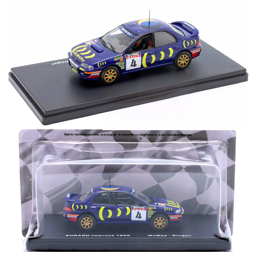 Subaru Impreza #4 Network Q Rally 1995 McRae (1/43) (Blister Split)