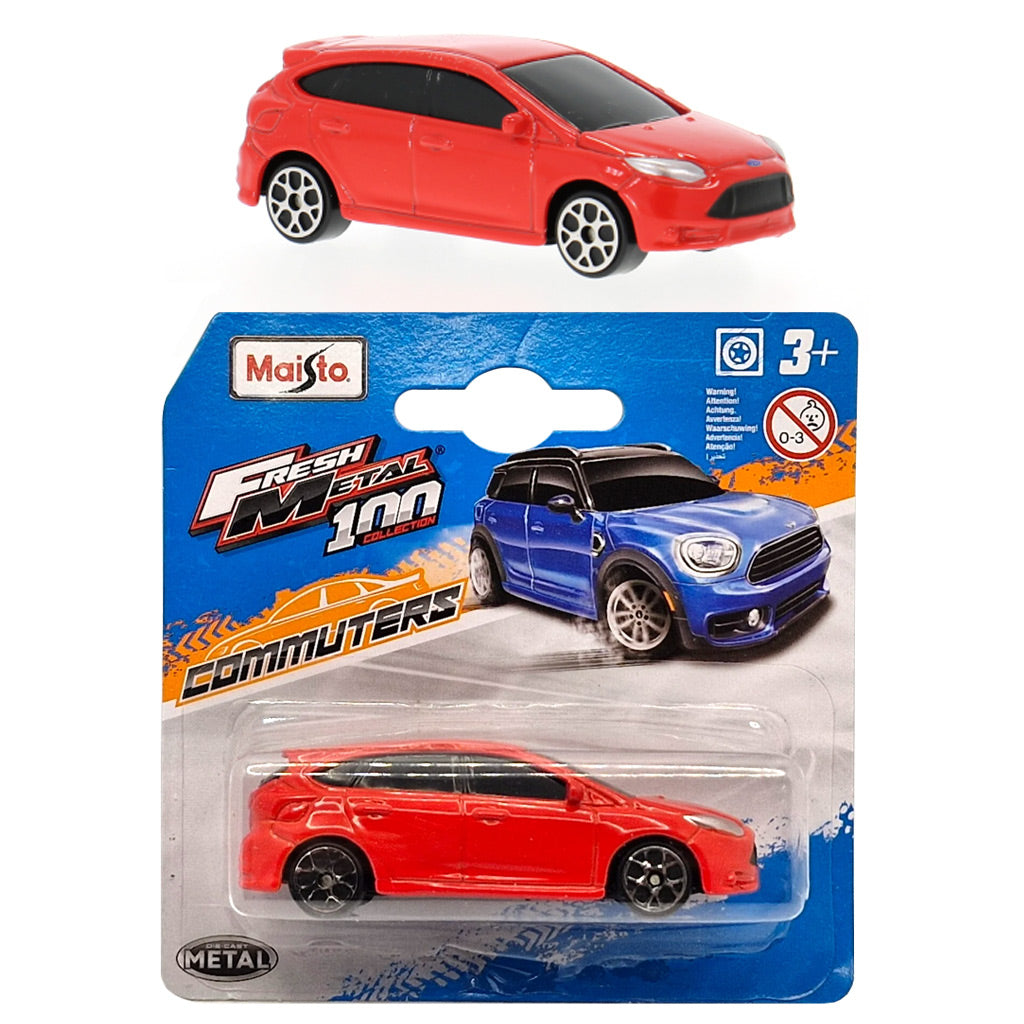 Maisto Ford Focus ST Red (Approx 1:64 Scale)
